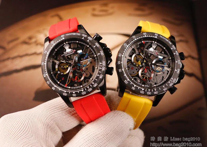 ROLEX勞力士 迪通拿Rolex Daytona 第一款碳纖維縷空機械 夜光功能 男士腕表  wssb4846